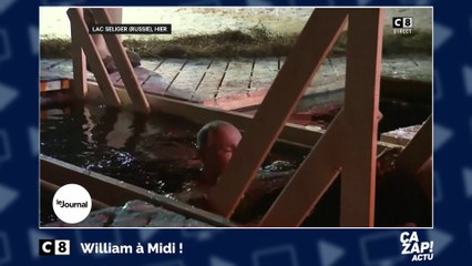 Vladimir Poutine se baigne en petite tenue par six degrés !