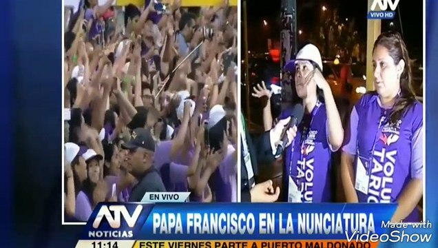 ATV NOTICIAS DEL PERU 18-01-2018 TODO SOBRE EL PAPA FRANCISCO EN PERU
