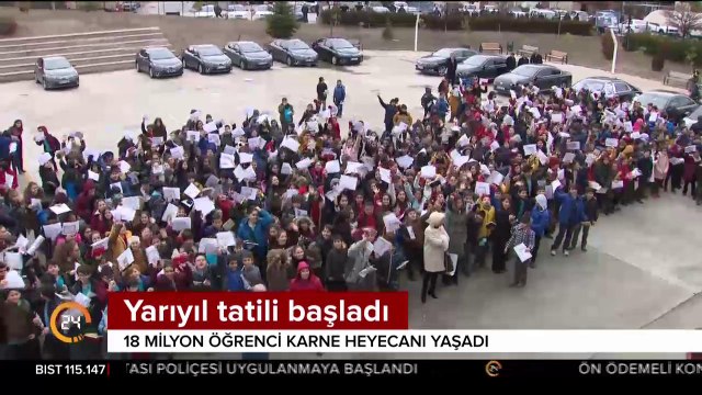 Yarıyıl tatili bitti