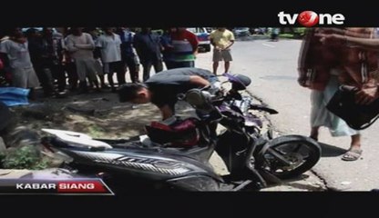 Hindari Tumpukan Pasir di Tepi Jalan, Pengendara Motor Tewas