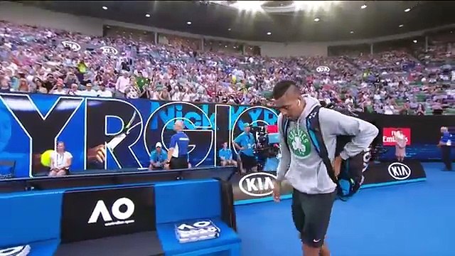 Nick Kyrgios v Jo-Wilfried Tsonga match highlights (3R) | Australian Open 2018