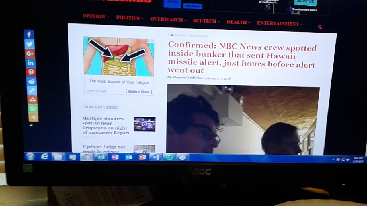 Hawaii Missile Attack False Alarm Staged Event