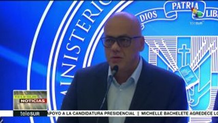 Jorge Rodríguez: Oposición sucumbió a presiones extranjeras