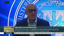 Gob. venezolano mantiene disposición al diálogo con la oposición