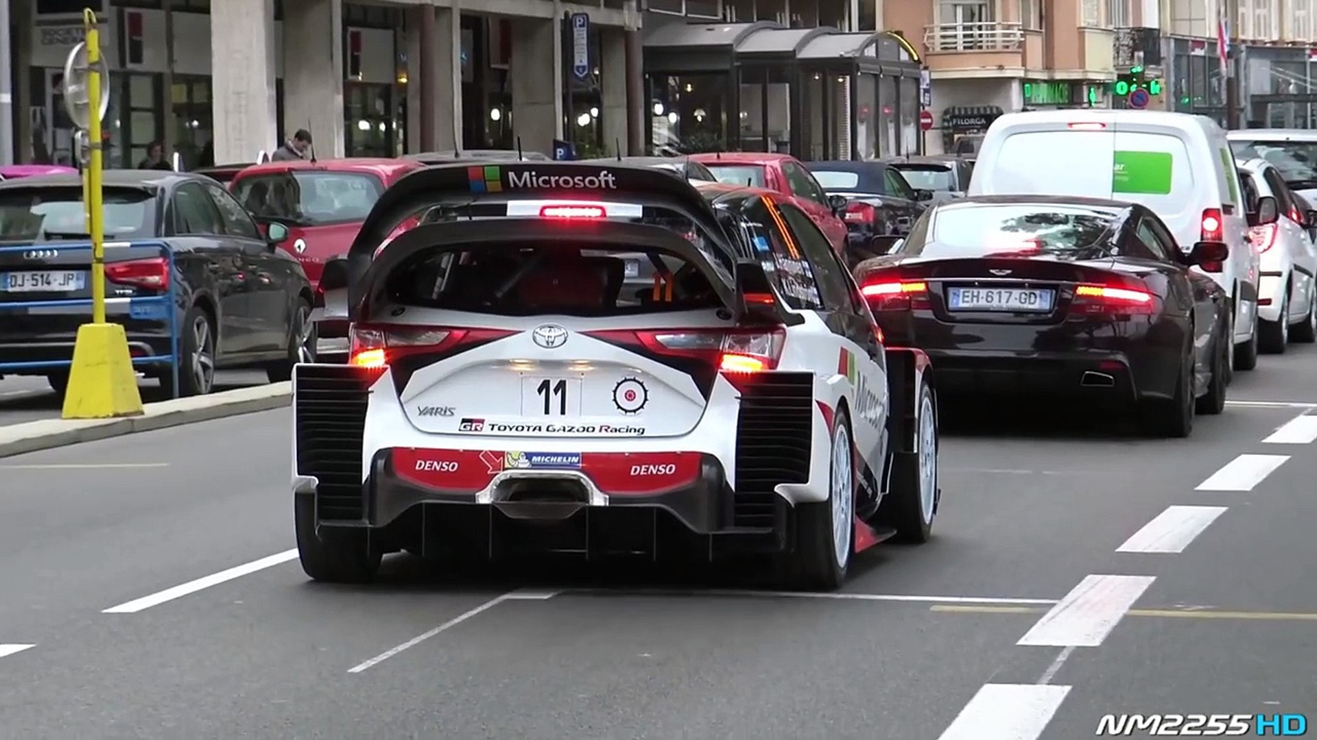 17 Toyota Yaris Wrc Pure Sound In Action Rallye Monte Carlo Video Dailymotion