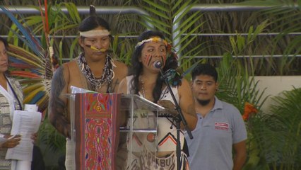 Los indígenas de la Amazonía piden al papa que defienda su territorio