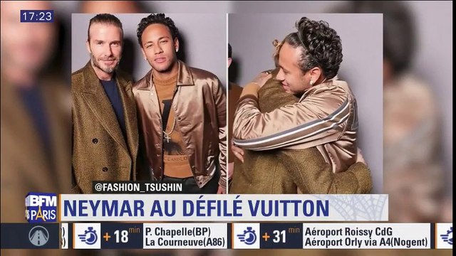 Fashion Week : Neymar brille au défilé Vuitton