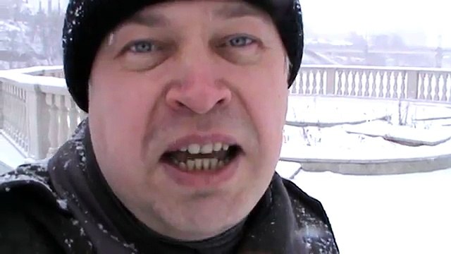 Зима, набережная, город Орёл, я Геннадий Горин гуляю зимой