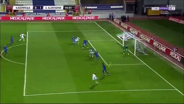 0-1 Efecan Karaca Goa Turkey Süper Lig - 19.01.2018 Kasımpaşa SK 0-1 Alanyaspor