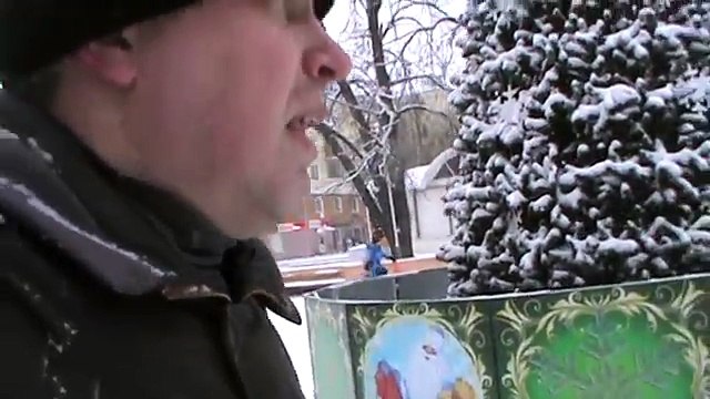 Зимний городской парк, город Орёл