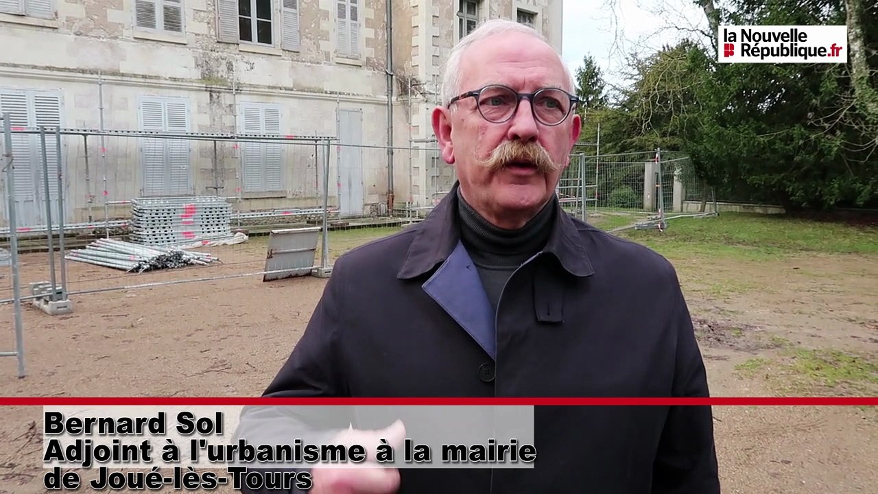 VIDEO. Joué-lès-Tours : travaux en cours au château des Bretonnières