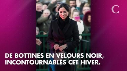 PHOTOS. Meghan Markle, tout en noir pour visiter Cardiff