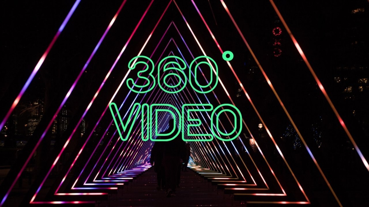 Lumiere London 2017: 360° video of dazzling light festival