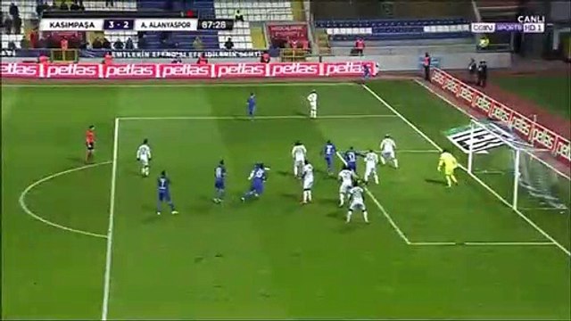 3-2 Mbaye Diagne Goal Turkey Süper Lig - 19.01.2018 Kasımpaşa SK 3-2 Alanyaspor