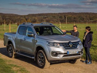 Franck Lagorce au volant du Renault Alaskan (diaporama vidéo)