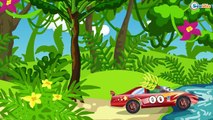 The Police Cars with Racing Cars - Speed Race Cartoons for children.