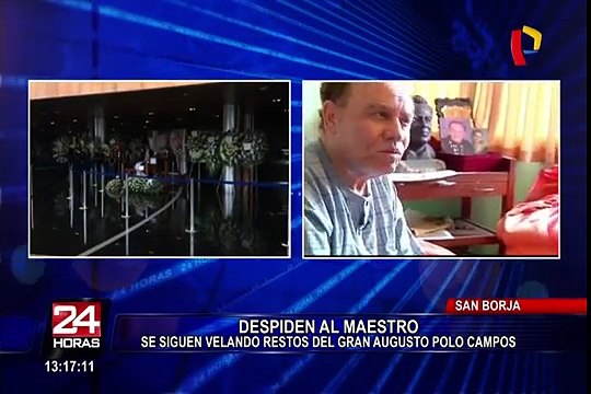 Augusto Polo Campos: sus restos siguen siendo velados en el Gran Teatro Nacional