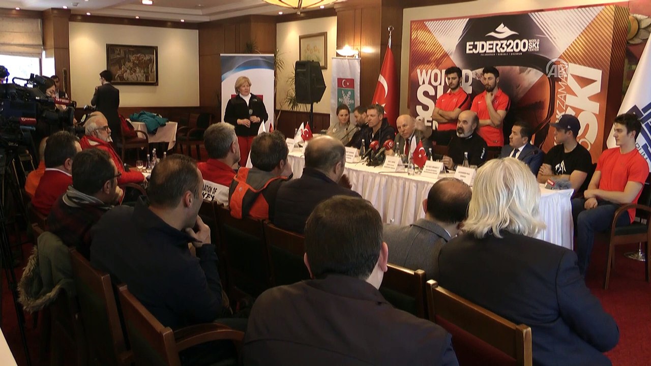 Snowboard Boardercross Dünya Şampiyonası öncesi basın toplantısı - ERZURUM