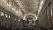 Los reyes Juan Carlos y Sofía inauguran en Roma la iluminación de Santa María la Mayor