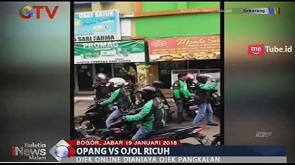 Ojek Online Serang Ojek Pangkalan di Bogor
