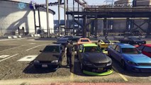 Grand Theft Auto V Online (PS4) | Imports   Domestics Meet | Turbo Futo, Cops, Drag Racing & More
