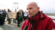 Bordeaux  : ils manifestent contre la fermeture du pont de pierre