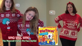 Pie Face Game Challenge | Mom vs Kids