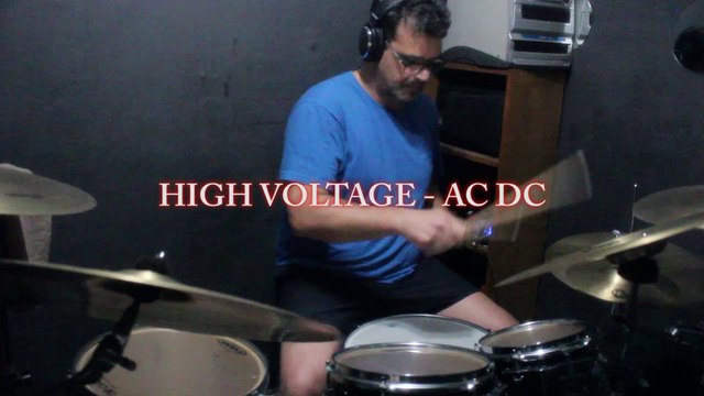 High Voltage - AC DC - Guto Drum Cover
