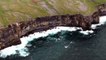 Aerial footage of the Aran Islands