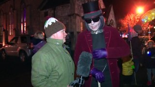 Interview with Willy Wonka from the Chocolate Factory at Candlelit Dartmouth U.K,