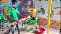 Rice straw Cutting settings Vidhata Jf 2d chaff cutter CUM Pulveriser