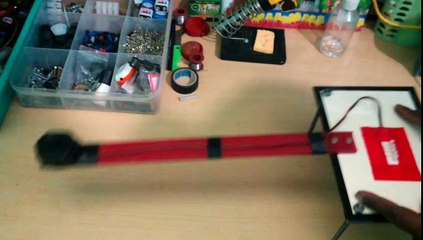 How to Generate Electricity from Vibration â™¦ EEE Mini Project â™¦ Science Working Model