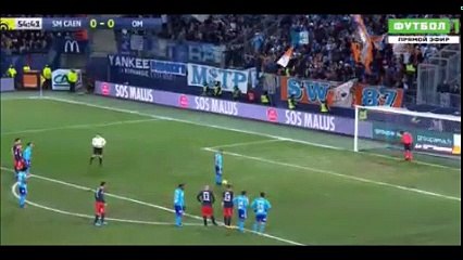 Dimitri Payet Penalty Goal Caen (0-1)