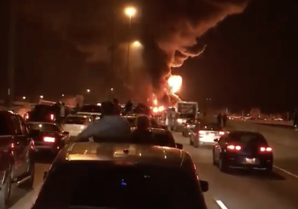 Tanker Erupts on Interstate 15 Near Midvale