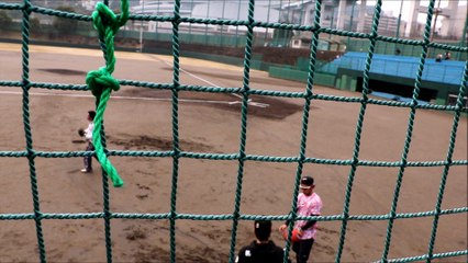 ホークス・今宮健太自主トレ！！キャッチボール！！北九州・大谷球場！！