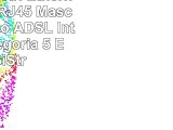 Cavo 25 metri Ethernet di Rete RJ45 Maschio Maschio ADSL Internet Categoria 5 E di GiStr
