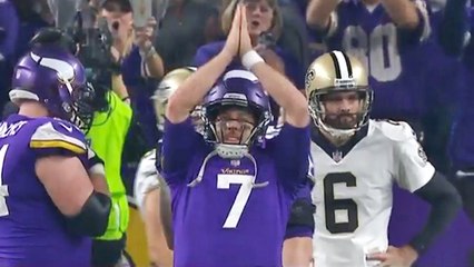 Vikings lead 'Skol' chant as teams meet for final PAT