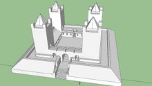 A Castle - a Sketchup project - (fase 01)