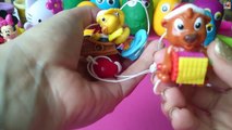 Play Doh Eggs Surprise new unboxing Peppa Hello Kitty Barbie Mickey Mouse SpongeBob Tinker Bell