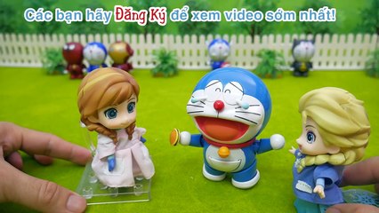 Đồ chơi nữ hoàng Elsa và Anna khám răng cho Doremon YAPI #12