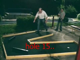 Mini putt hole 15 of 15 dedicated the hole to dj stevie V