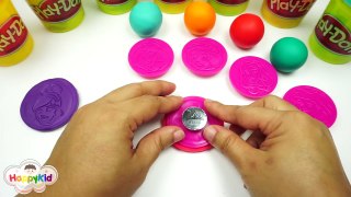 แป้งโดว์เจ้าหญิง | แป้งโดว์ผลไม้ | เรียนรู้สีและคำศัพท์ | Learn Color With Princess Play-Doh
