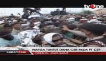 Ribuan Warga Cirebon Blokade Jalur Pantura Tuntut Dana CSR