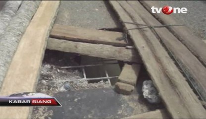 Jembatan Jalur Lintas Provinsi di Aceh Ambles