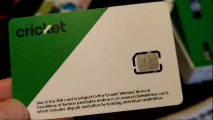 What Cricket Sim Cards Look Like And Installng A Micro SD Card