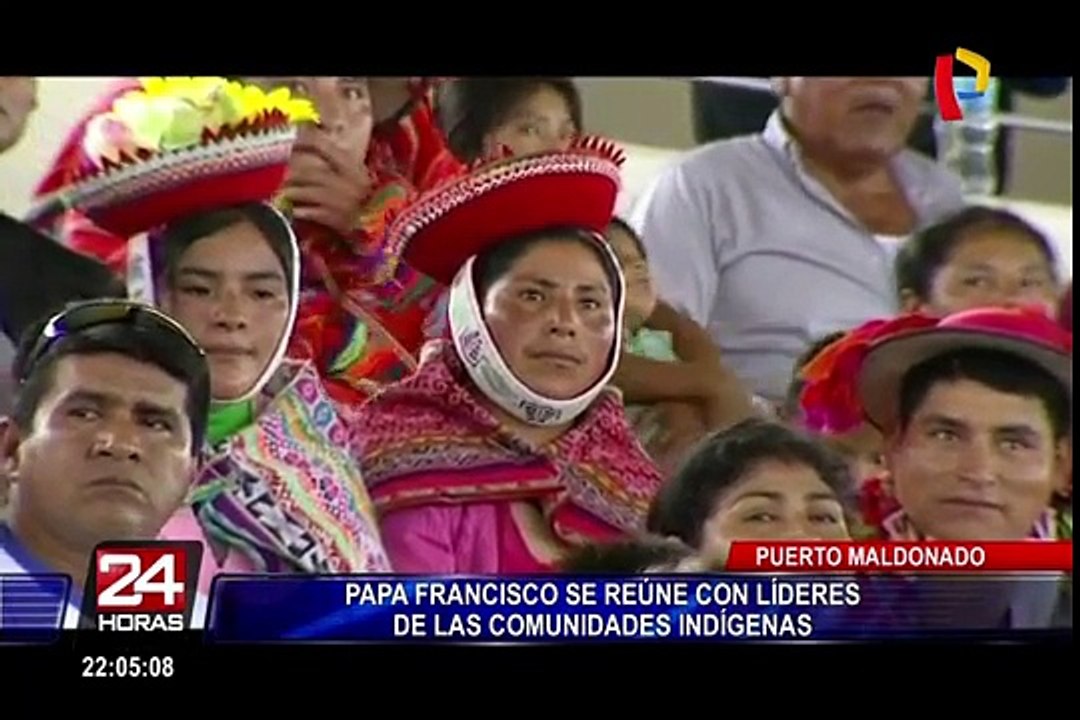 Así fue el encuentro entre el Papa Francisco y los líderes de las comunidades indígenas en Puerto Maldonado
