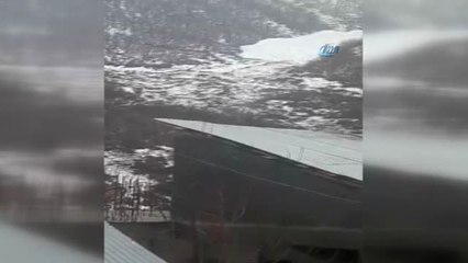 Beytüşşebap'ta Çığ Düştü...o Anlar Saniye Saniye Kamerada