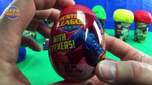 Imaginext Batman Superheroes Justice League Play Doh Kinder Surprise Eggs Legos KevsToyFun
