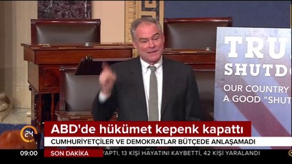 ABD'de hükümet kepenk kapattı