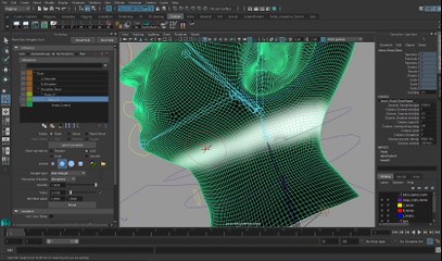 Rigging for Faceware and Motion Capture - Refining Skin Weights (5/13)